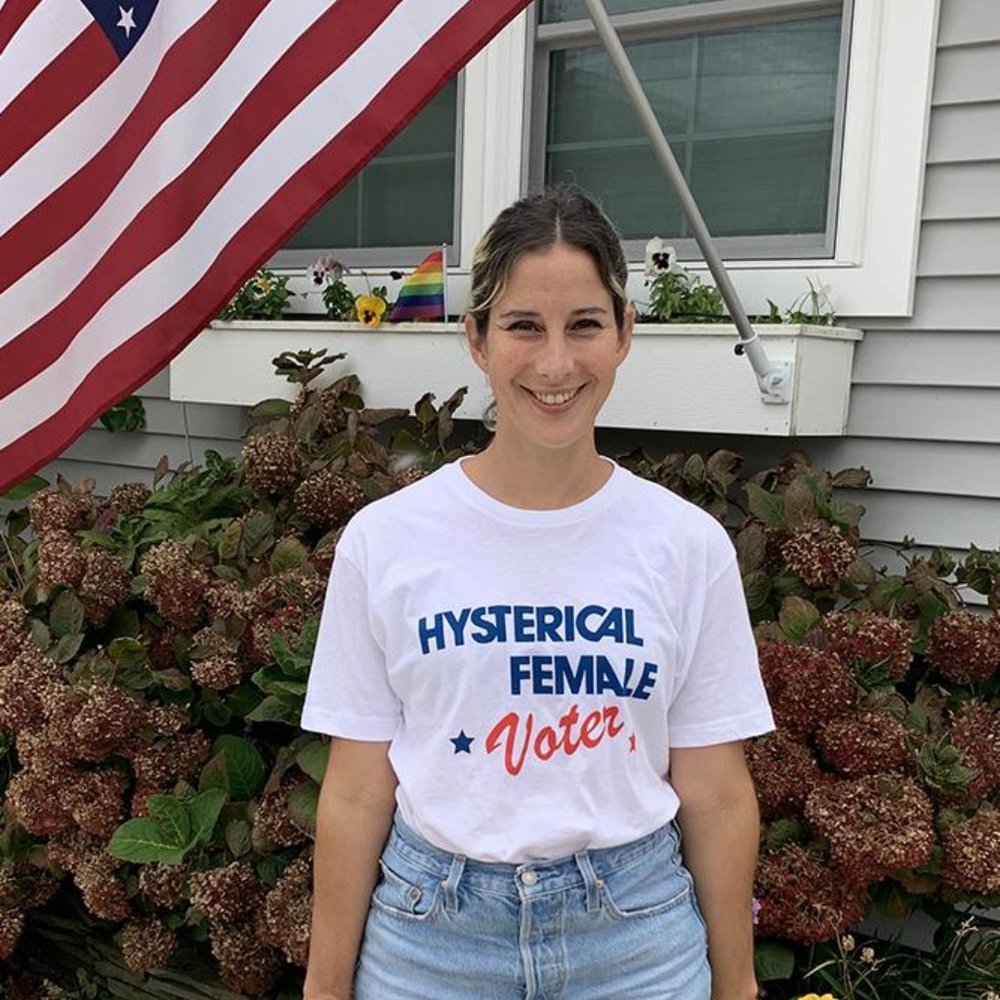 HYSTERICAL FEMALE VOTER TEE